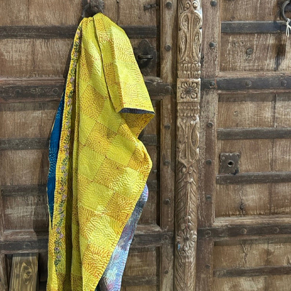 Qantas Silk Stole Violet x Ivory htm150513