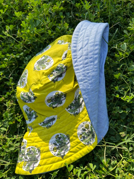 Indian Cotton Kids Reversible Hat/Dandelion thm150272