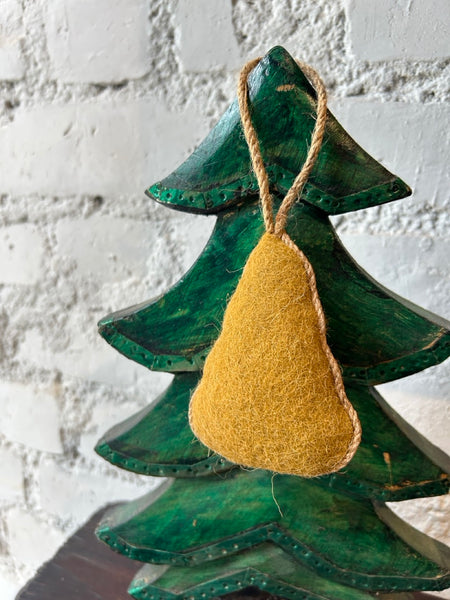 ハンドメイド フェルトオーナメント　ツリー／モカ htm150559