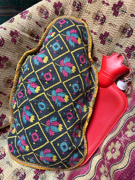 湯たんぽと湯たんぽカバーセット　グドゥリxモフグリーン　htm150297