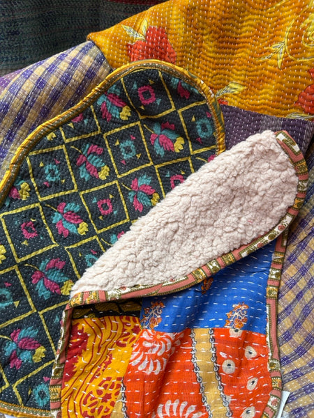 湯たんぽと湯たんぽカバーセット　ブルー系カンタxモフモフ　htm150297