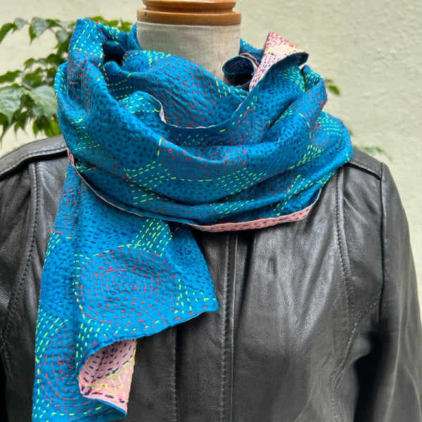 カンタストール　シルク　ブルーxサクラ htm150563