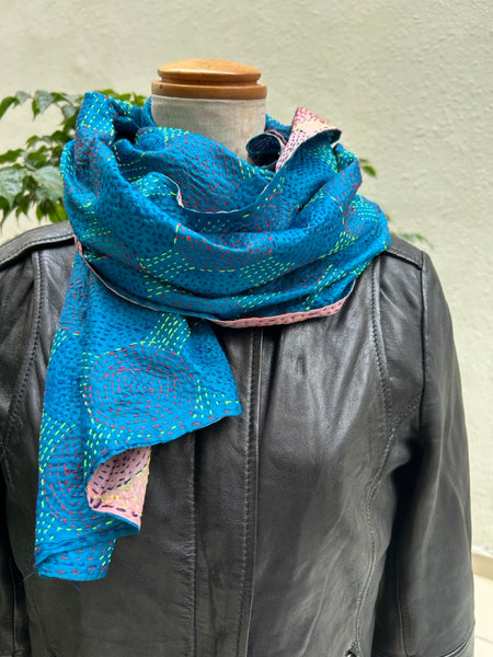 カンタストール　シルク　ブルーxサクラ htm150563