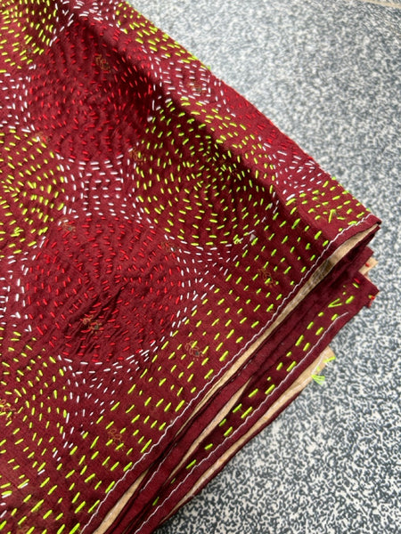 カンタストール　シルク　レッドxライトベージュhtm150563