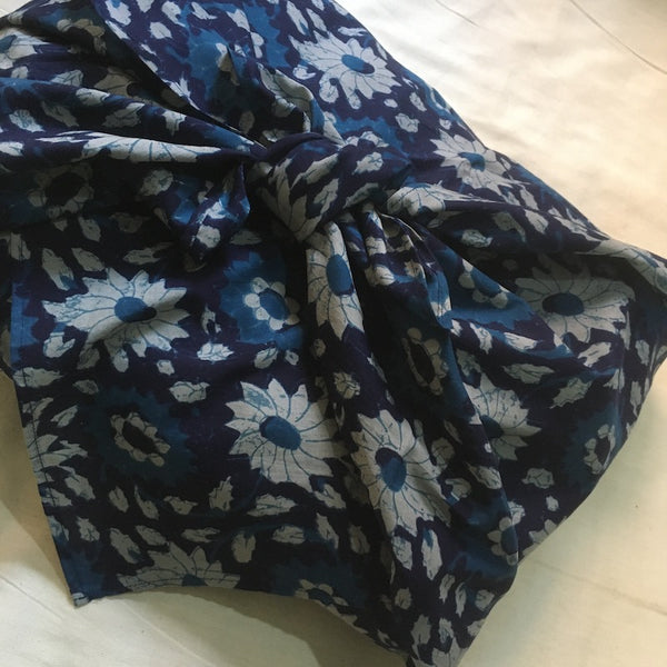 Indian-born Furoshiki Check/Grape htm150033