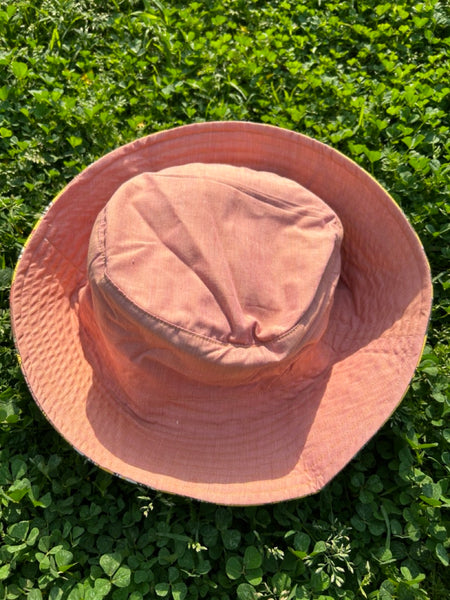 Indian cotton adult reversible hat/sankaku thm150271