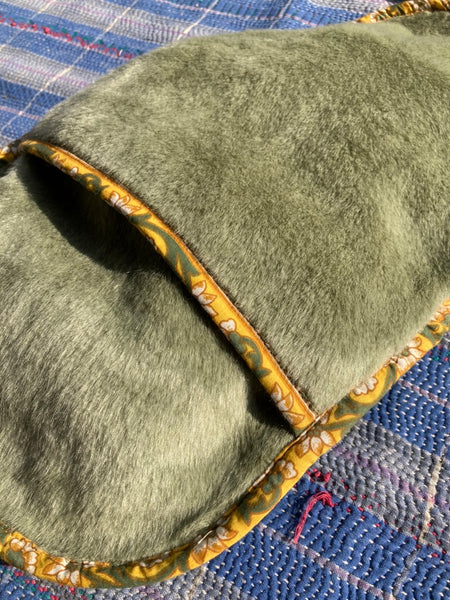 湯たんぽと湯たんぽカバーセット　グドゥリxモフグリーン　htm150297