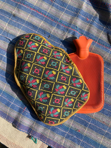 湯たんぽと湯たんぽカバーセット　グドゥリxモフグリーン　htm150297